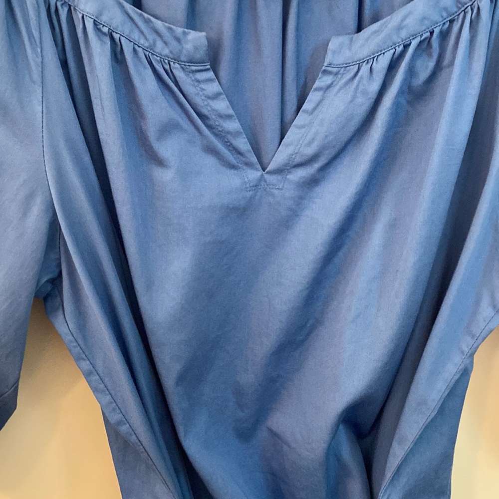 EUC Women’s Blue Midi Dress Size Medium - Picture 3 of 10